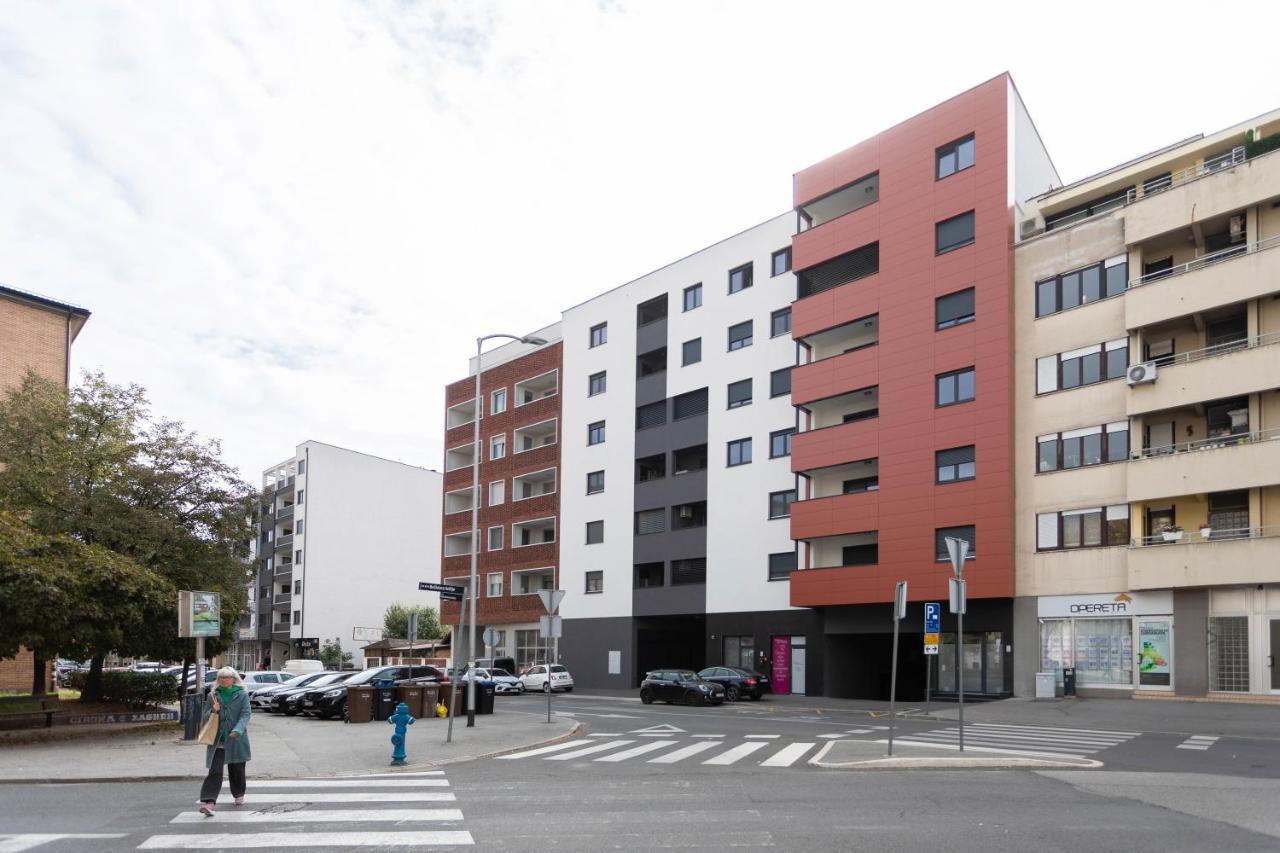 Design 2Bdr Apartment With Balcony- Free Parking Zagreb Exterior photo